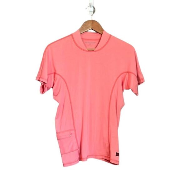 3 for $30! Woolrich pink short sleeve top. Size medium - Picture 1 of 10